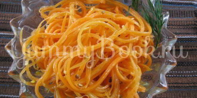 Рецепт морковки по-корейски