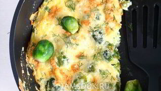 Рецепт Белкового омлета в духовке