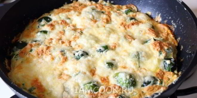 Рецепт белкового омлета в духовке