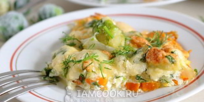 Рецепт белкового омлета в духовке