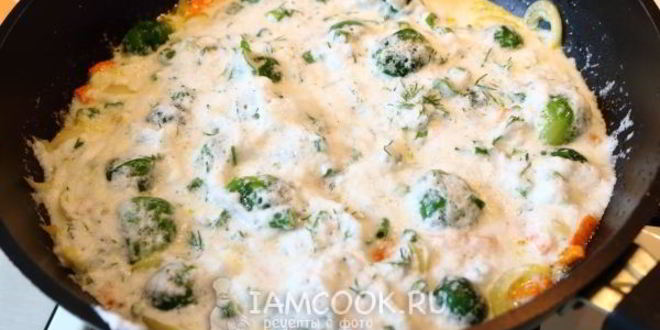 Рецепт белкового омлета в духовке