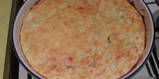 Рецепт фриттаты из кабачков и моркови