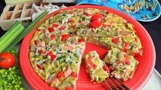 Рецепт Фриттаты с лососем и картофелем