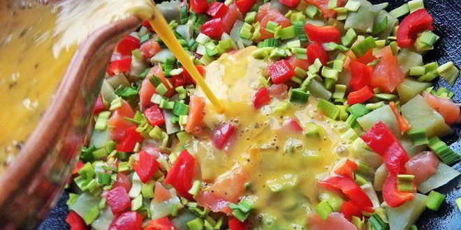 Рецепт фриттаты с лососем и картофелем