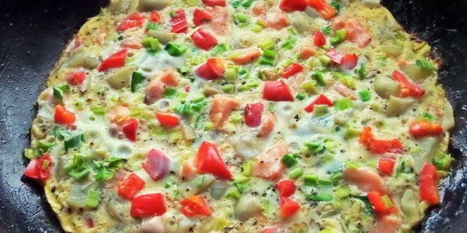 Рецепт фриттаты с лососем и картофелем