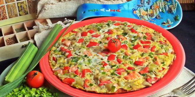 Рецепт фриттаты с лососем и картофелем