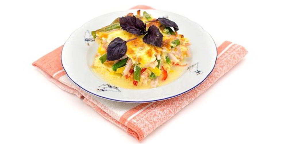 Как приготовить фриттату с ветчиной и сладким перцем