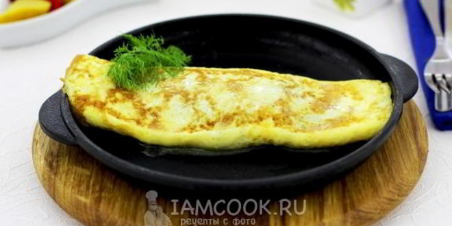 Рецепт омлета, фаршированного грибами по госту