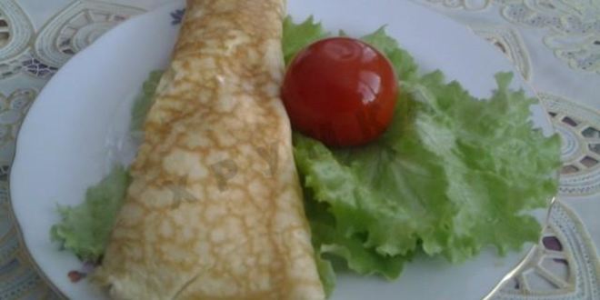 Рецепт омлета фаршированного с помидорами и перцем