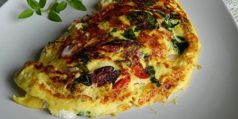 Как приготовить омлет по-гречески