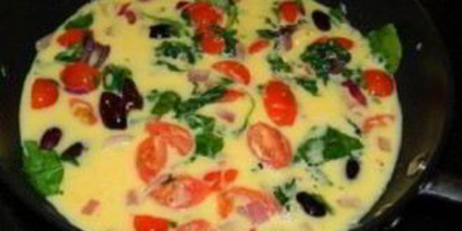 Рецепт омлета по-гречески