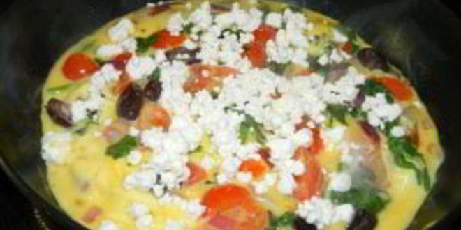 Рецепт омлета по-гречески