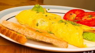 Рецепт Омлета с авокадо