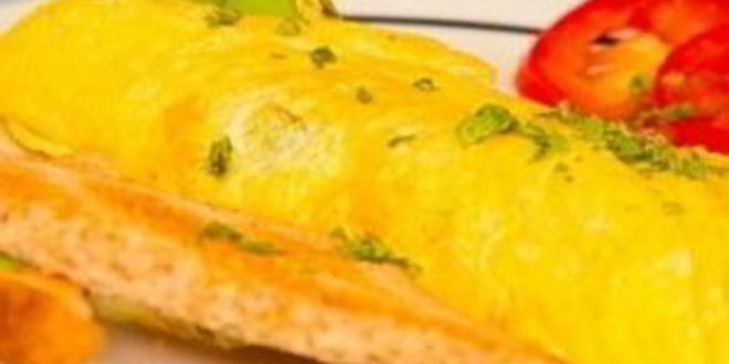 Рецепт омлета с авокадо