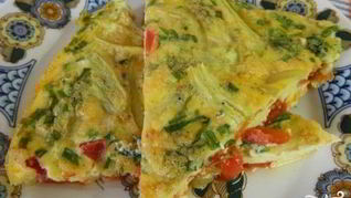 Рецепт Омлета с болгарским перцем