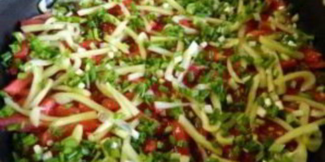 Рецепт омлета с болгарским перцем