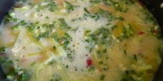 Рецепт омлета с болгарским перцем