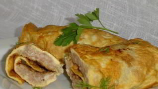 Рецепт Омлета с фаршем