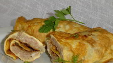 Рецепт Омлета с фаршем