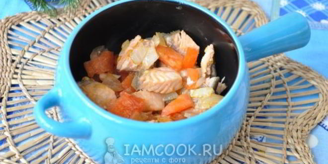 Рецепт омлета с горбушей в духовке в горшочке