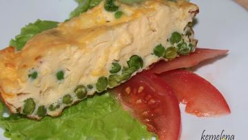 Рецепт Омлета с горошком