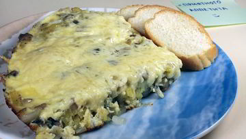 Рецепт Омлета с грибами и картофелем