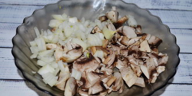 Рецепт омлета с грибами