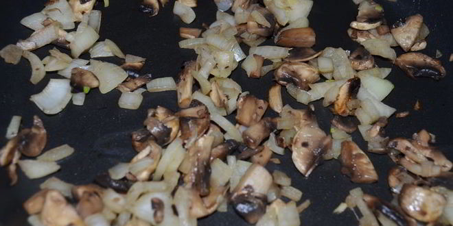 Рецепт омлета с грибами