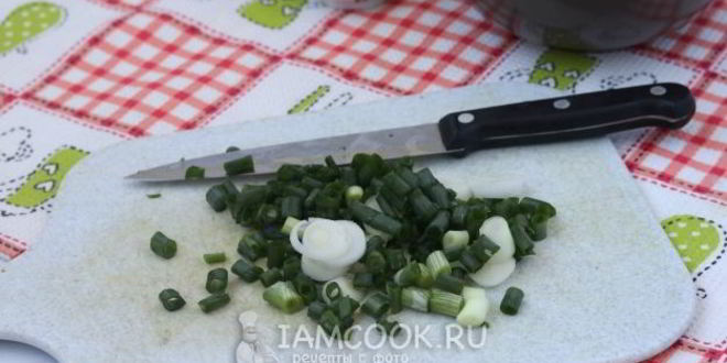 Рецепт омлета с кабачком и шпинатом