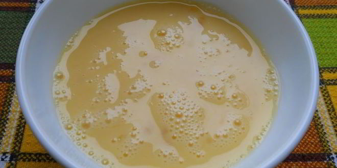 Рецепт омлета с курицей и кабачками