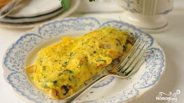 Рецепт Омлета с курицей