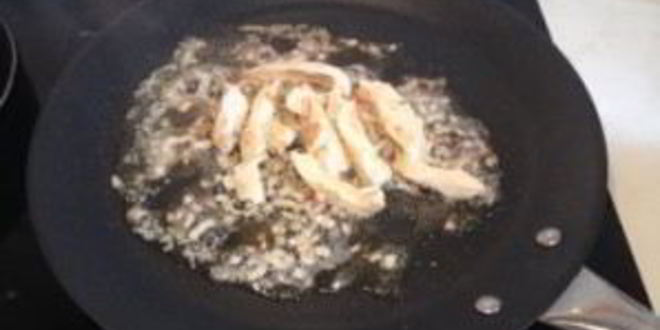 Рецепт омлета с курицей