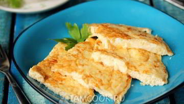 Рецепт Омлета с молоком на сковороде