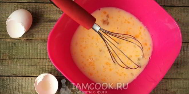 Рецепт омлета с молоком на сковороде