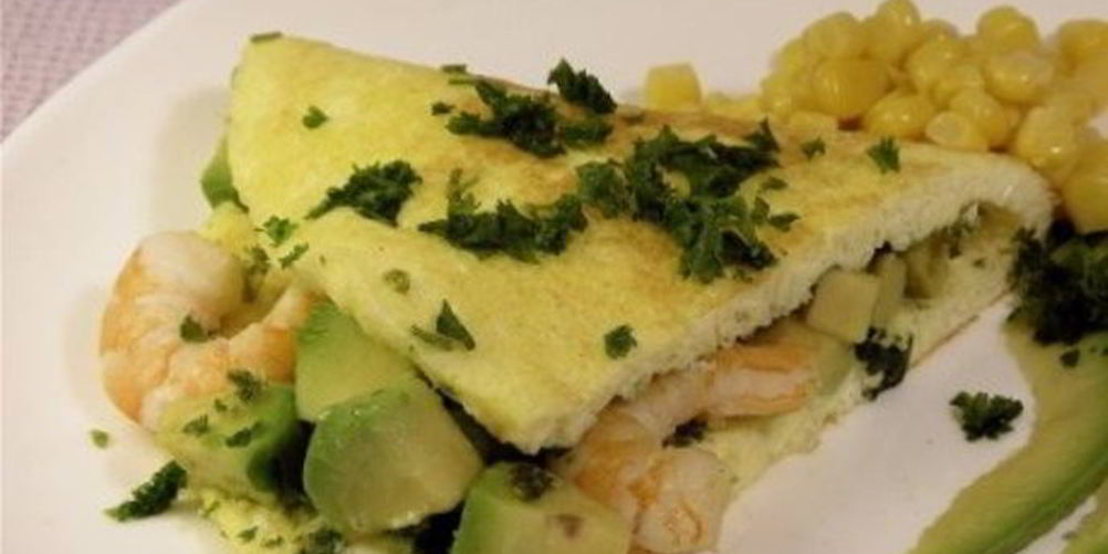 Как приготовить омлет с морепродуктами