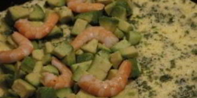 Рецепт омлета с морепродуктами