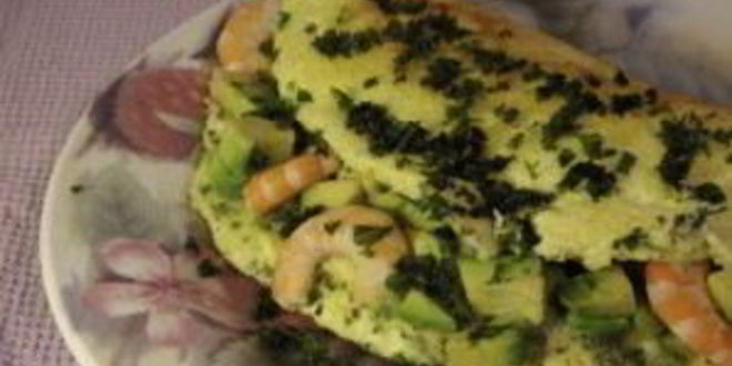 Рецепт омлета с морепродуктами