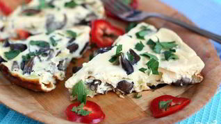 Рецепт Омлета с опятами