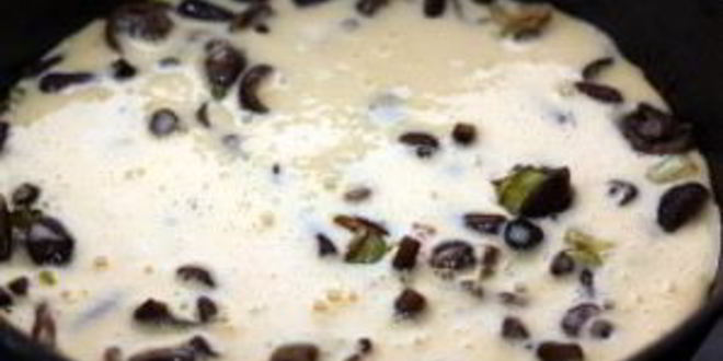 Рецепт омлета с опятами