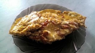 Рецепт Омлета с помидорами и сельдереем