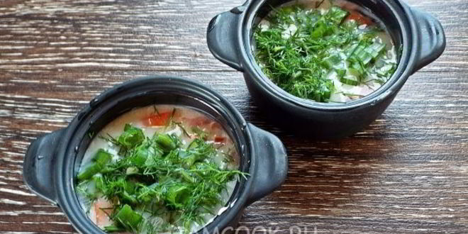 Рецепт омлета с помидорами в духовке