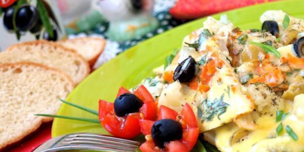 Как приготовить омлет с цветной капустой по-средиземноморски