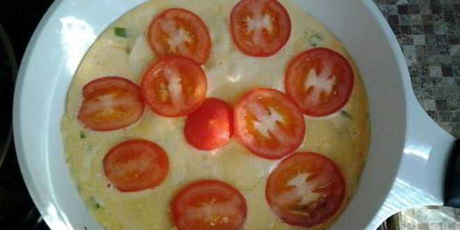 Рецепт омлета с тунцом