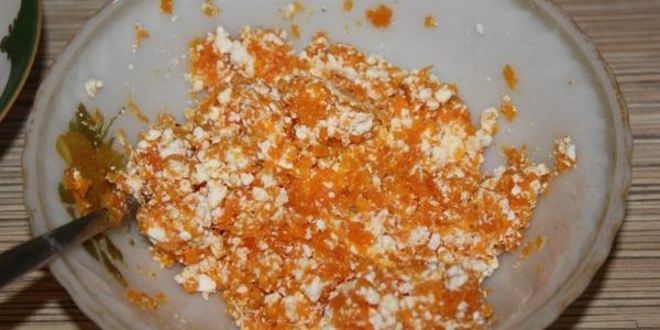 Рецепт омлета с тыквой и творогом на пару