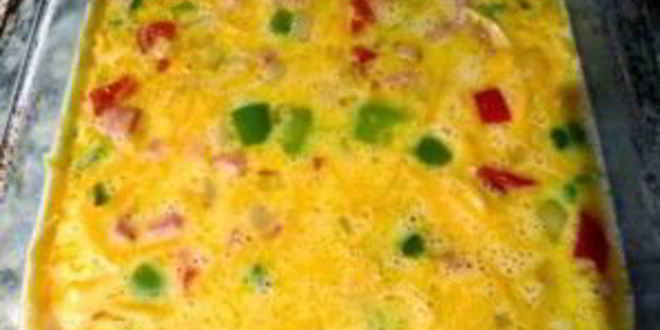 Рецепт омлета с ветчиной в духовке