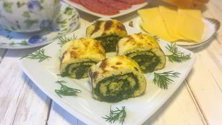 Рецепт Омлета со шпинатом