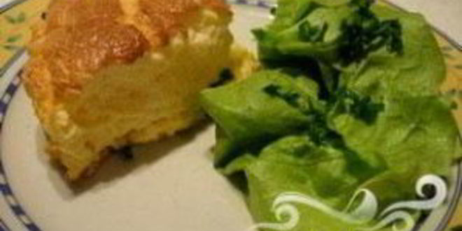 Рецепт омлета-суфле с сыром