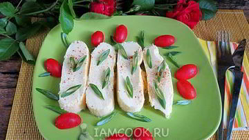 Рецепт Омлета в мешочке с молоком