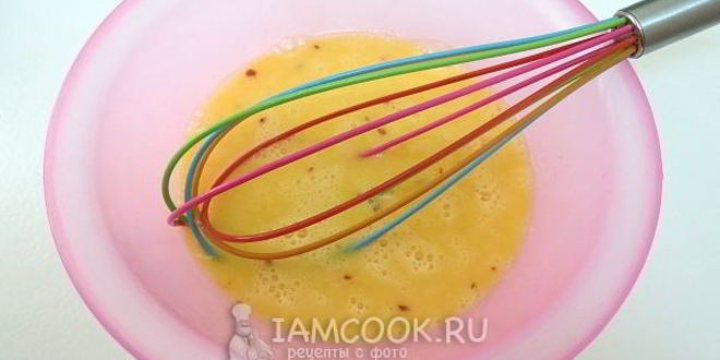 Рецепт омлета в мешочке с молоком