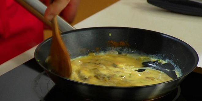 Рецепт пряного омлета по-мадрасски